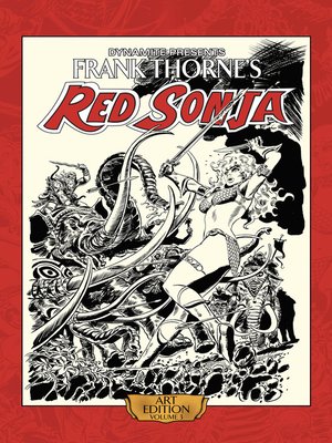 cover image of Frank Thorne's Red Sonja: Art Edition, Volume 3